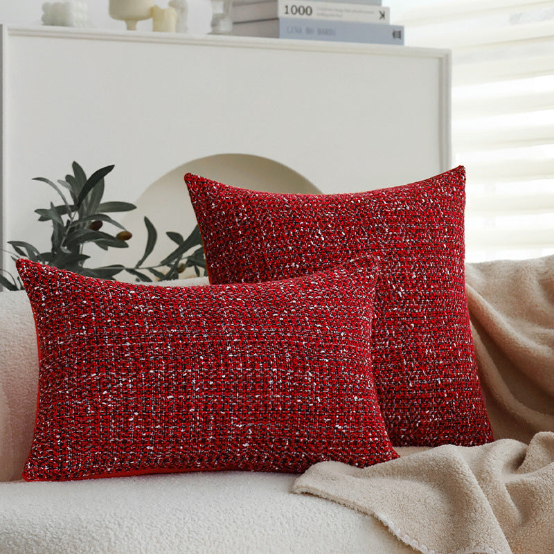 Red Festive Pillow Case Cover
