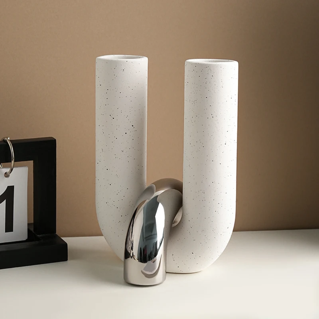 U-Shaped  Ceramic Decor