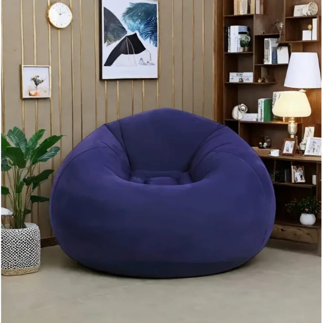 Inflatable Sofa Bean Bag with Manual Pump