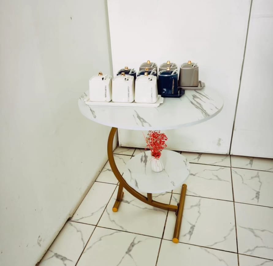 Marble Side Stool