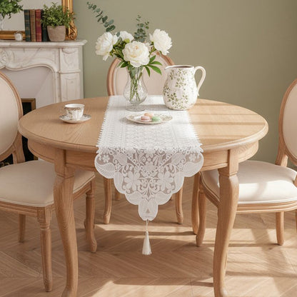 Retro French Lace Table Runner – 40×260cm