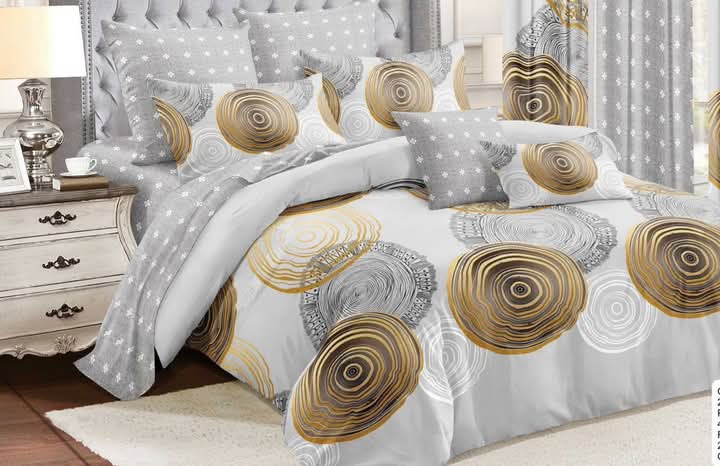 6×6 Duvet Cover Set With Matching Curtains