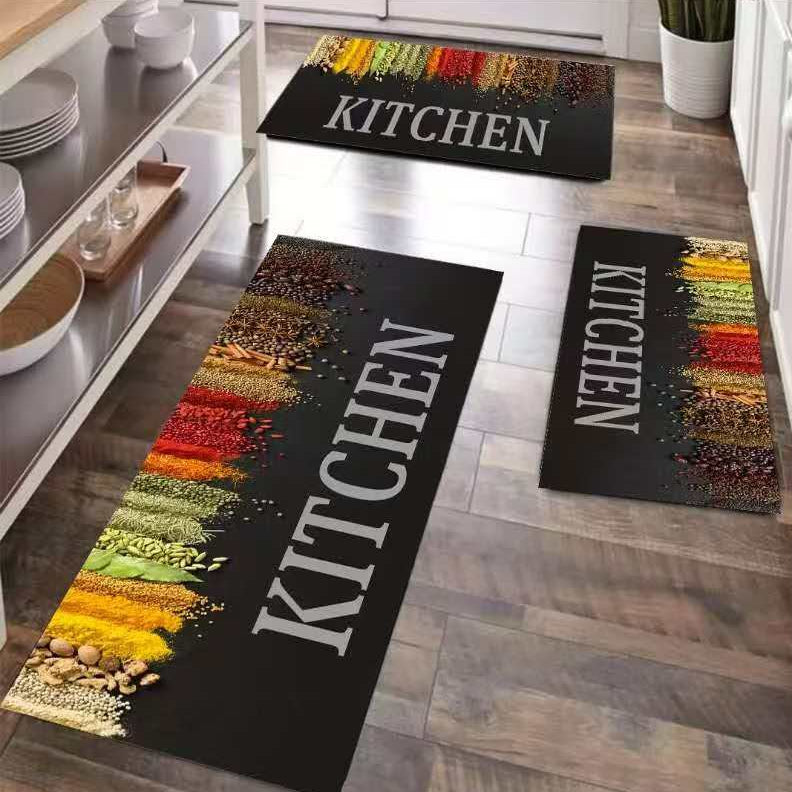 3 Piece Rubber Kitchen Mat Set
