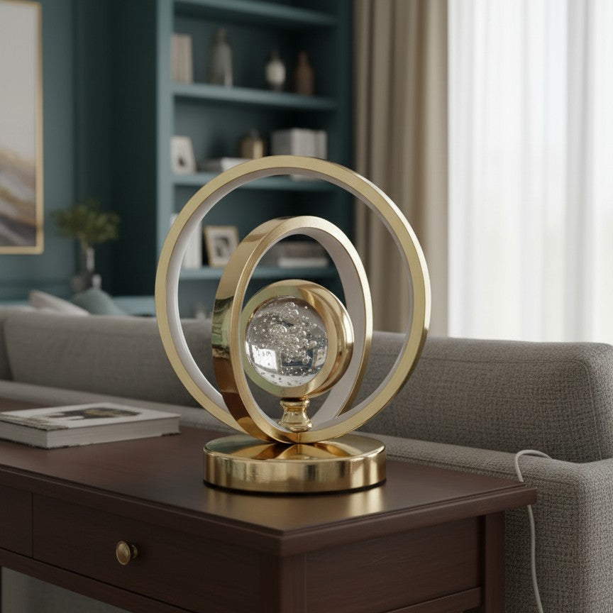 Creative round decorative table lamp for home décor