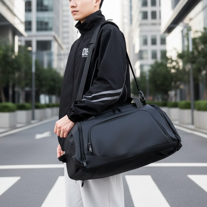 Waterproof Duffel Bag With Shoe Compartment