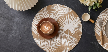6Pcs Round Table Placemats