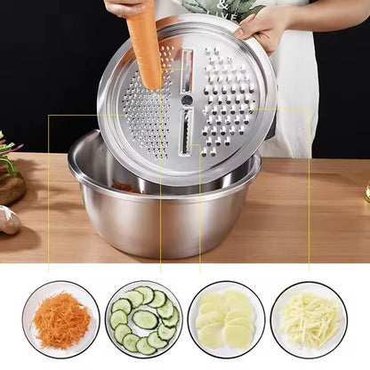 4Pcs Steel bowl