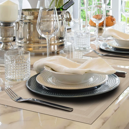 6Pcs Set Woven Table Mats