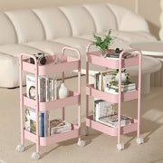 3-Layer Metal Storage Trolley Rack