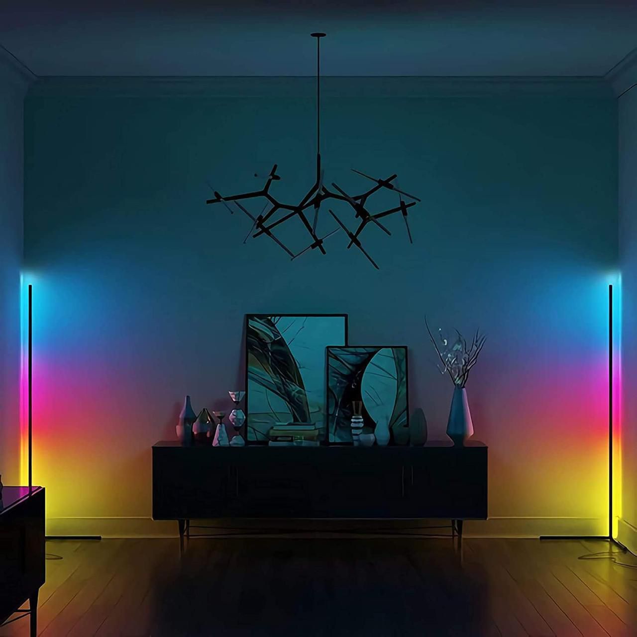 RGB Corner Floor Lamp