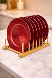Textured premium charger plate for weddings and events