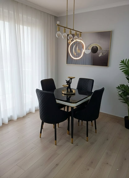 Square 4-Seater Dining Set