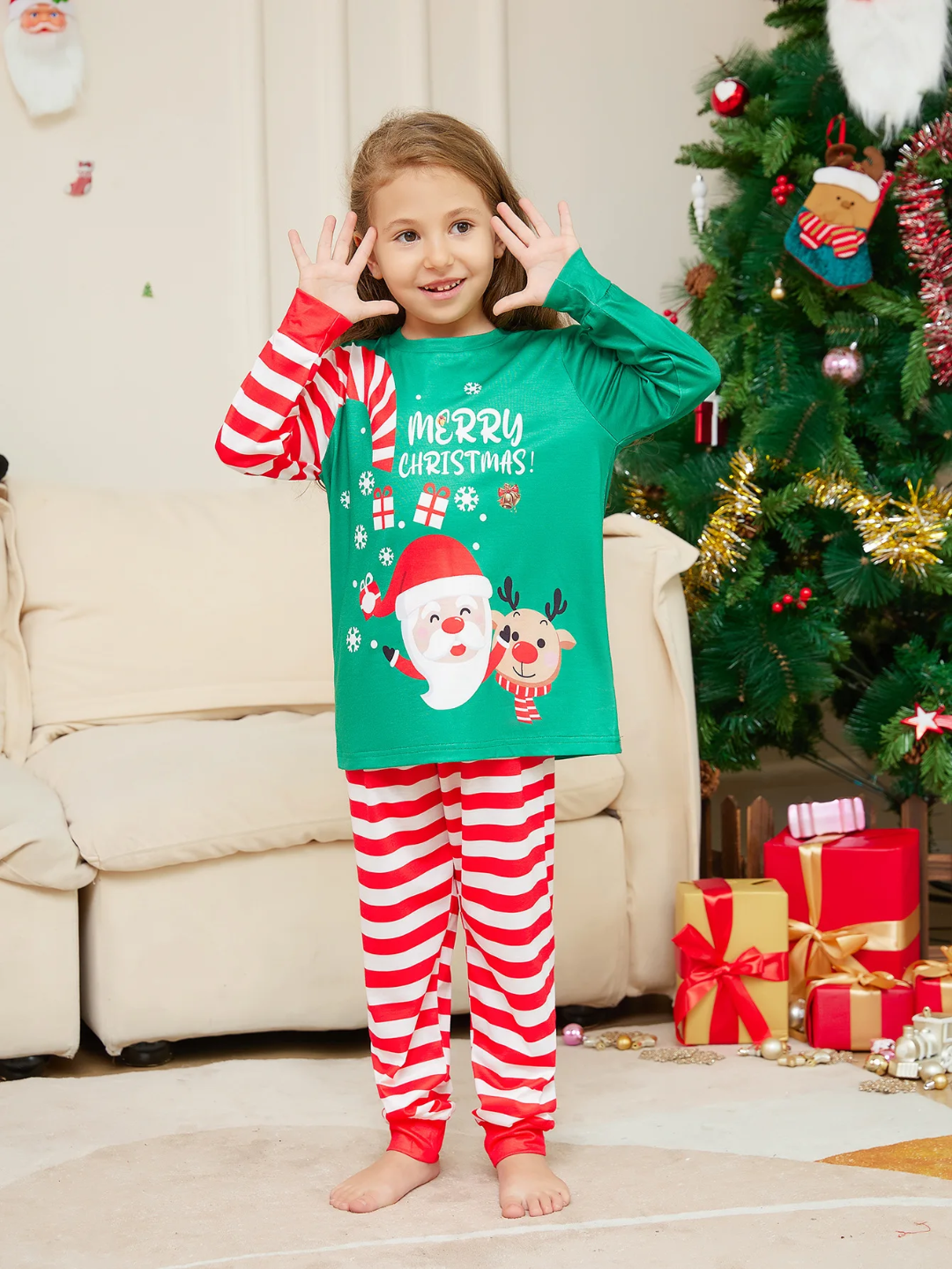 Christmas Pajamas Outfit for Adults and Kids