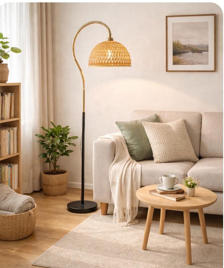 160cm rustic style floor lamp for home and office corner lighting