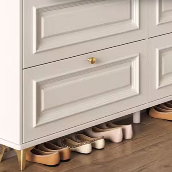 6 Door Double Layer Bucket Flip Shoe Cabinet