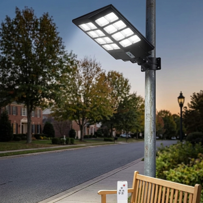 2000W Solar Heavy Duty Street Light with Motion Sensor and Remote Control