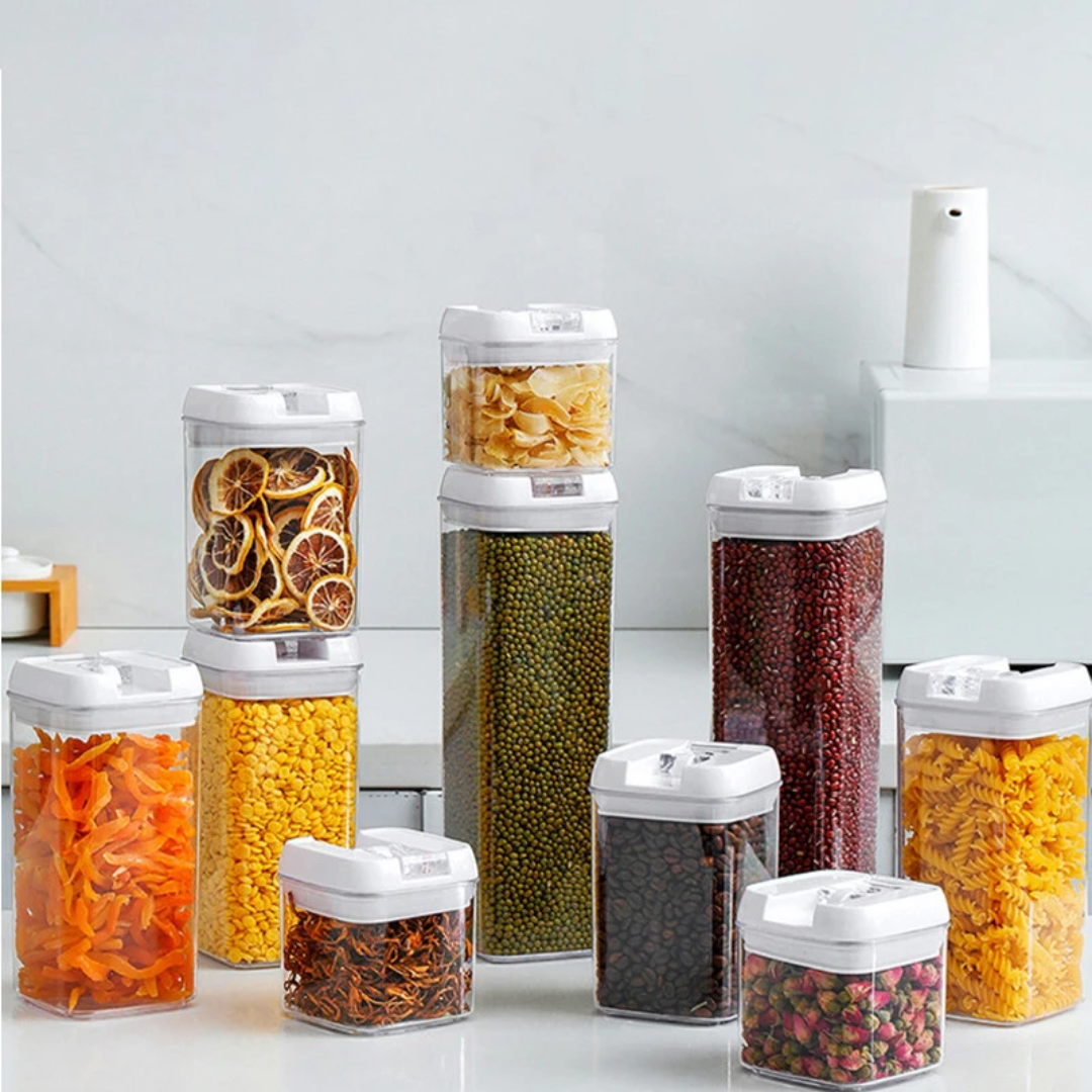 7Pcs Acrylic Food Storage Container Set