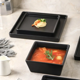 24-Piece Black Dinner Set