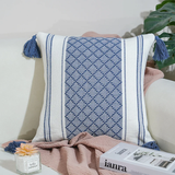 Throw Pillow Cover With Tassels