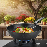 Carbon Steel Nonstick Deep Frying Pan