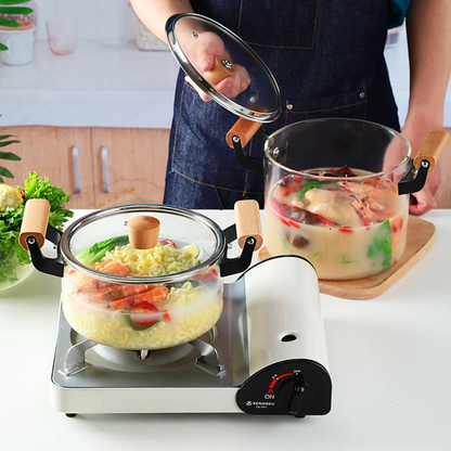 Glass Cooking Pot