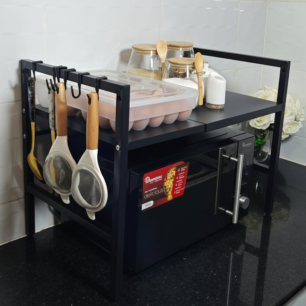 Single Layer Heavy Duty Adjustable Microwave Stand