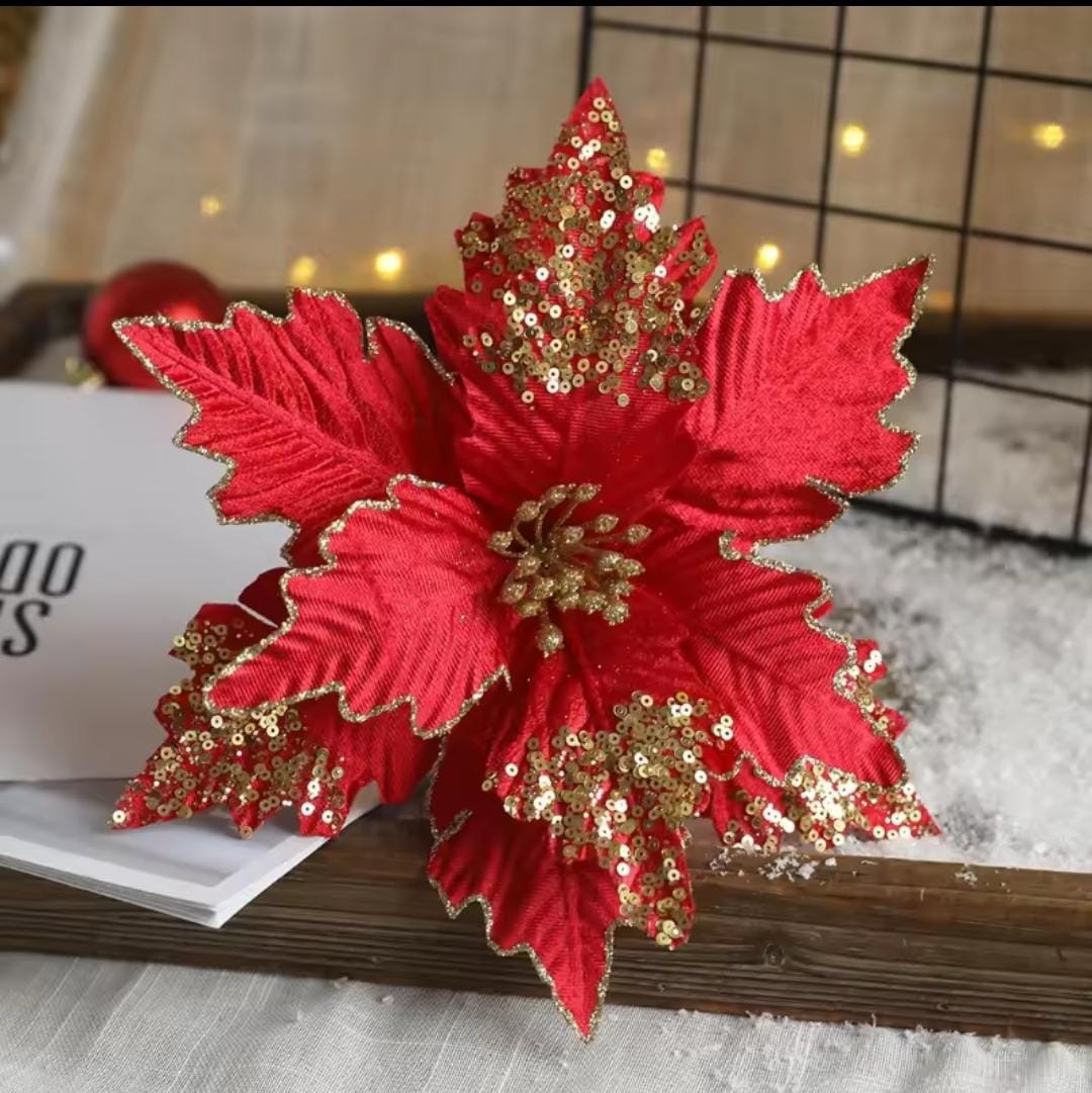 Christmas Glitter Flower