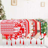 Christmas Knitted Fabric Tablecloth Runner
