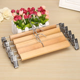 5Pc 33cm Natural Wooden Hangers