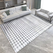 Soft faux carpet measuring 5×8 feet in a modern design.