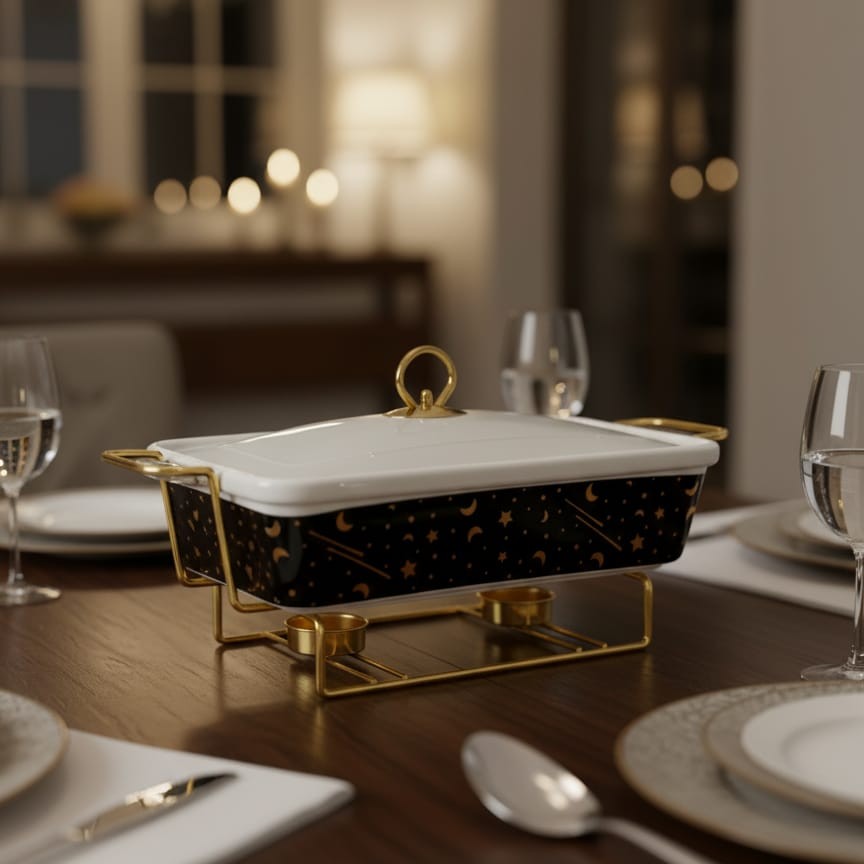 Medium Ceramic Chafing Dish