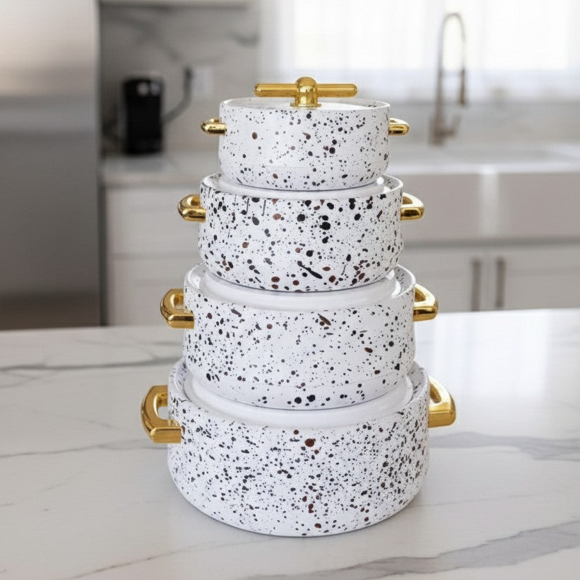 4-Pcs Insulated Hotpot Set