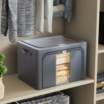 100L XL Storage Box with Metallic Frame
