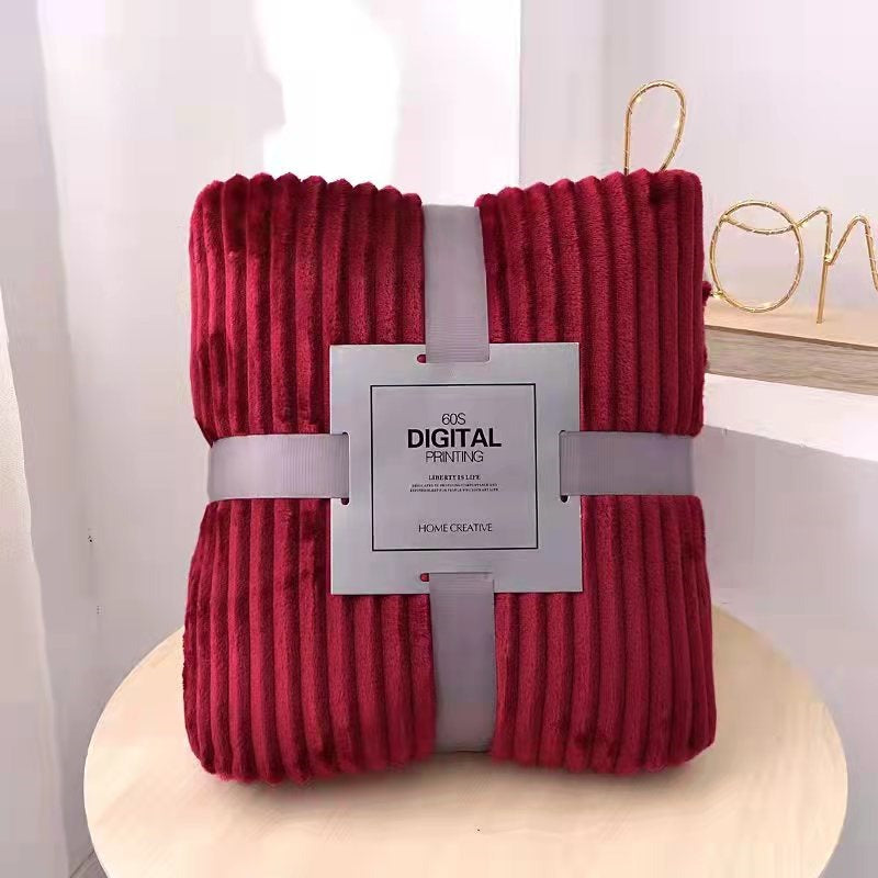 200 × 230cm Fleece Soft Throw Blanket for Bed, Sofa and Outdoor Use