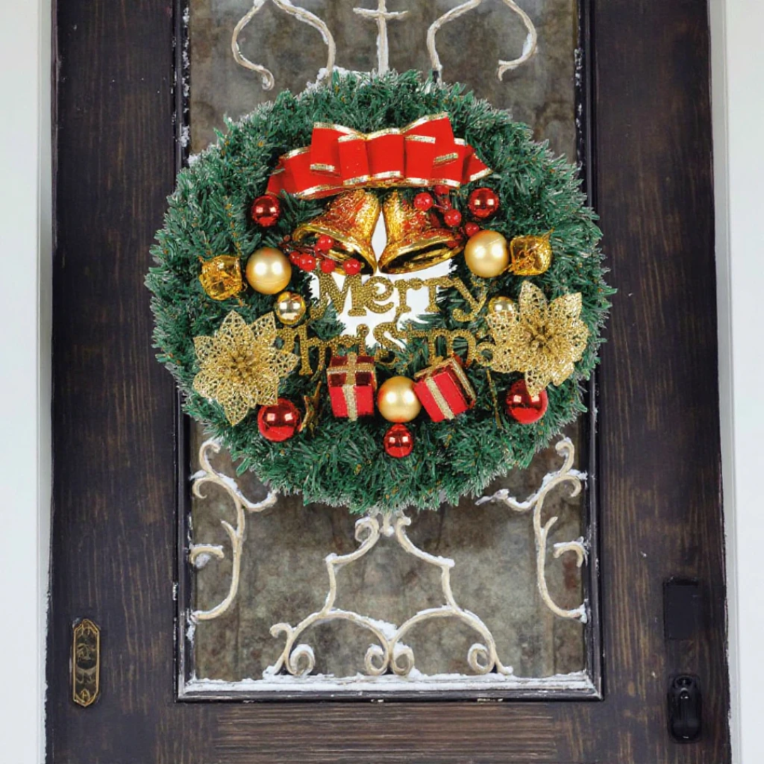 30cm Christmas Wreath with Lights