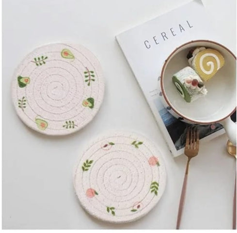 Woven Wooden Place Mats – Set Of 2