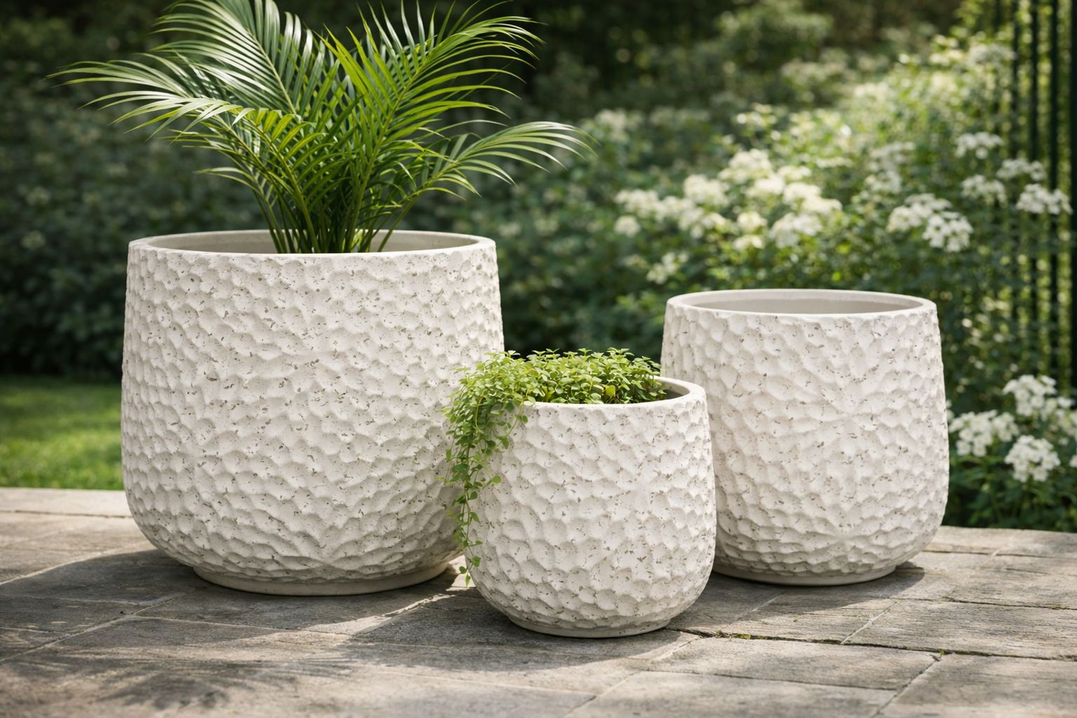 Concrete Planter Set