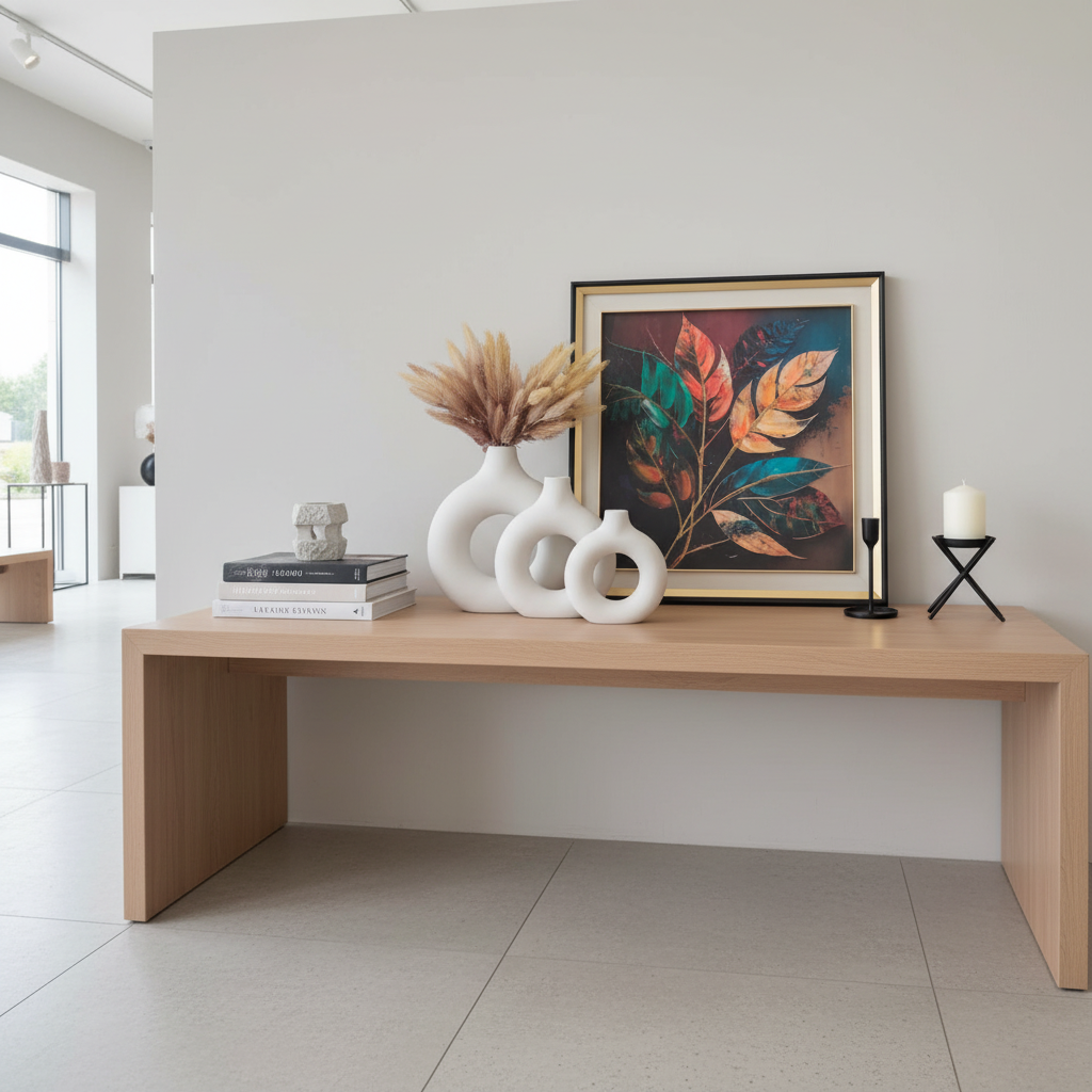 3 Piece Minimalist Art Table Top Vase Set