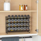 Glass Jars With Spice Rack