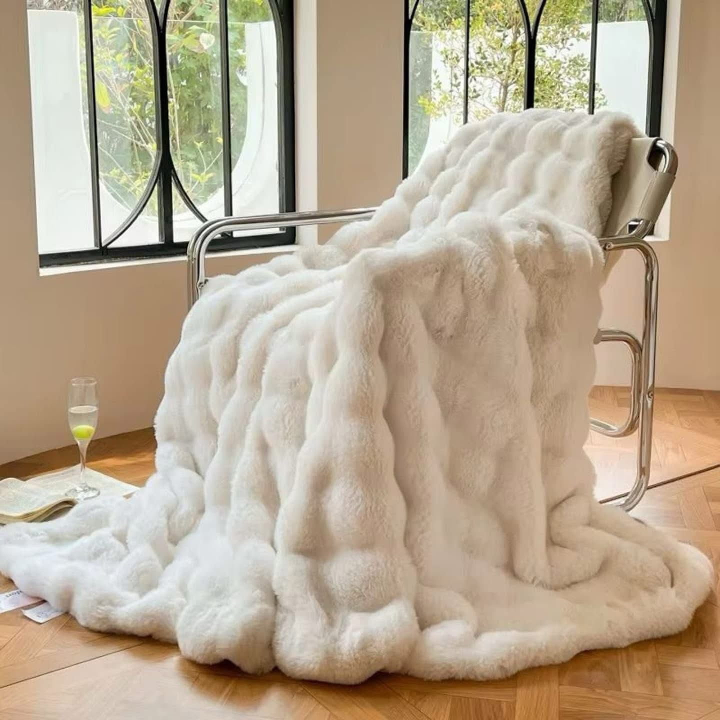 Winter Christmas Bubble Blanket