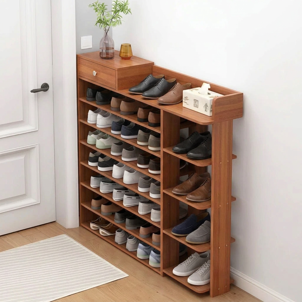 113 × 13 × 29cm Heavy Duty Shoe Rack