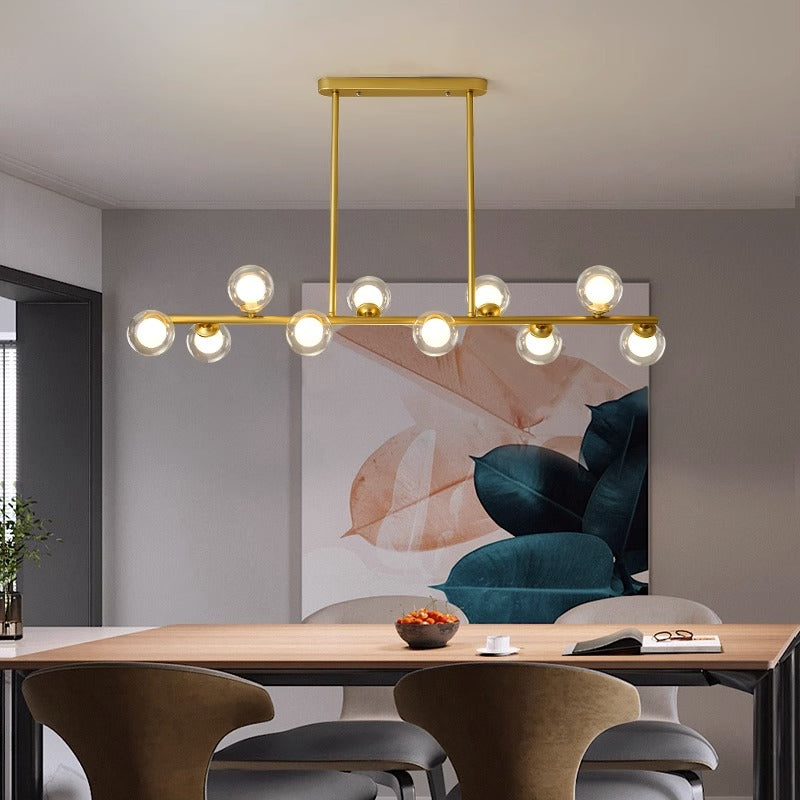 Horizontal Glass Bubble Pendant Light