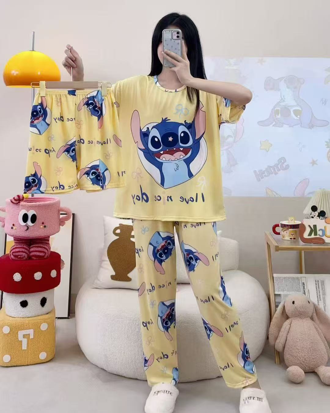 3Pc Ladies Pajama Set