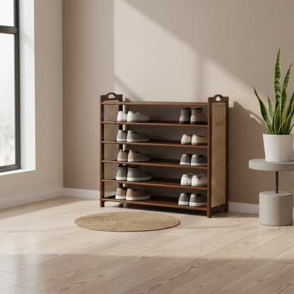 5 Layer Bamboo Shoe Rack