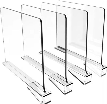 Acrylic Closet Jeans Dividers / Wardrobe Organizer