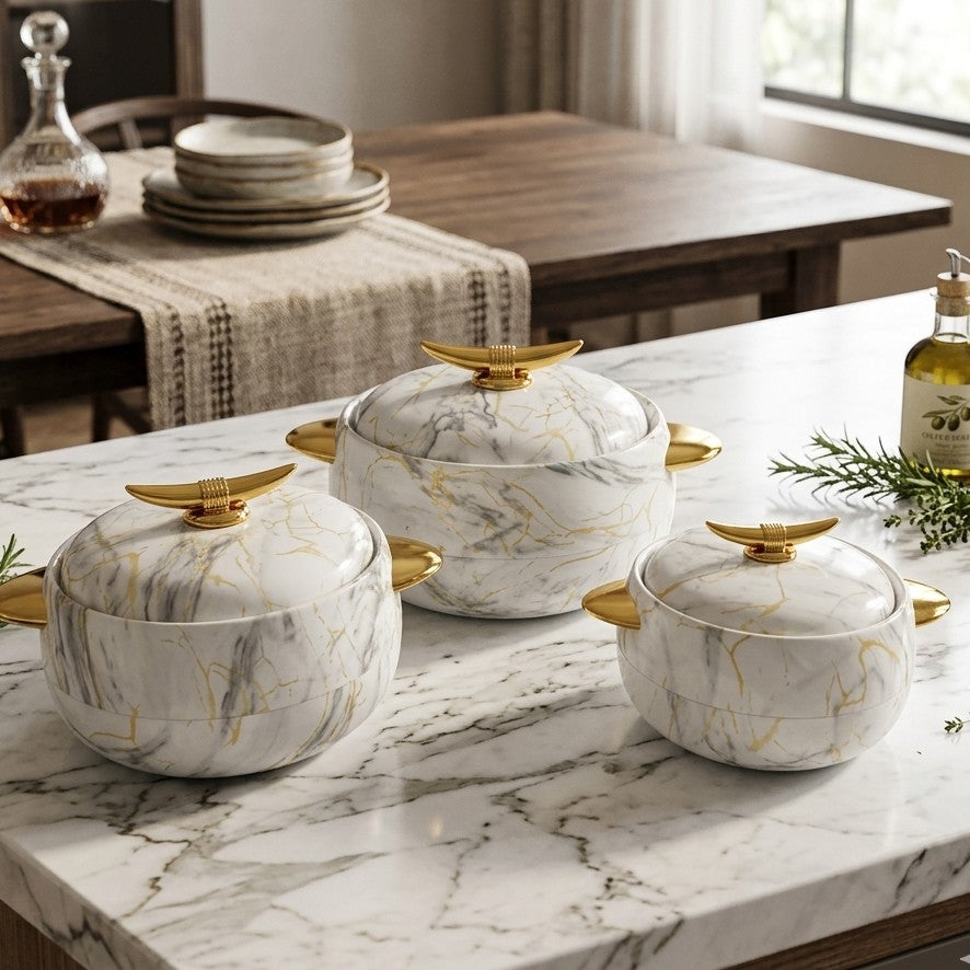 3Pcs Insulated Food Warmer Set