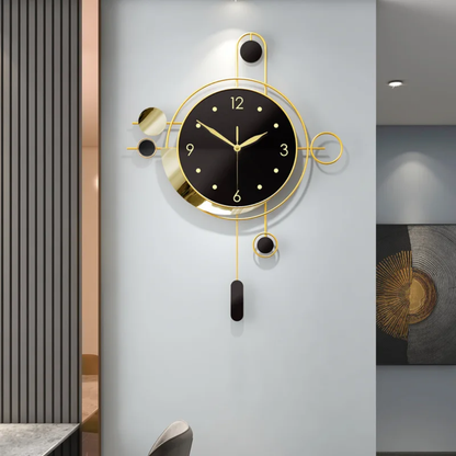 Modern Gold Wall Clock