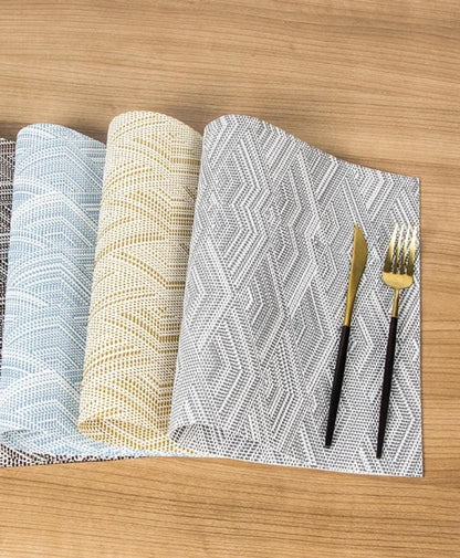 6-Piece PVC Table Mats Set