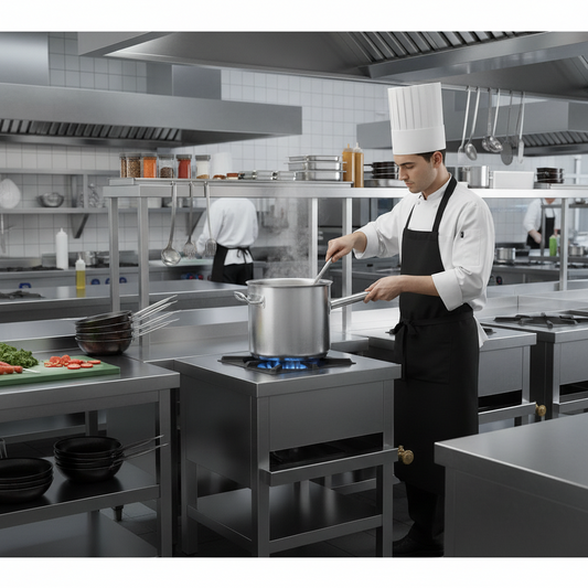 Commercial Grade Stainless Steel Single Gas Cooker