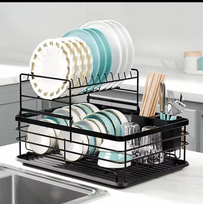 Classy High Quality Two Tier Dish Rack
